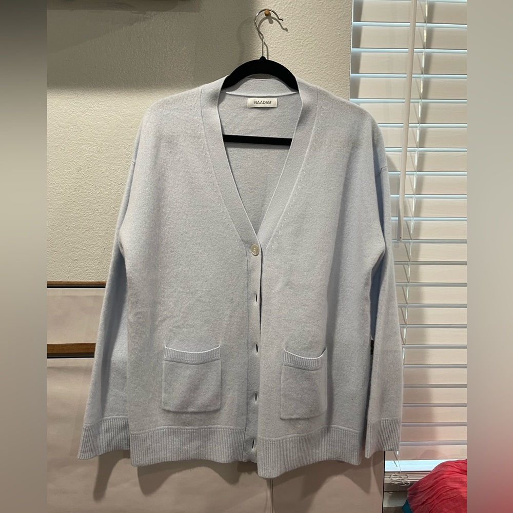 NAADAM Light Gray Women's Cardigan